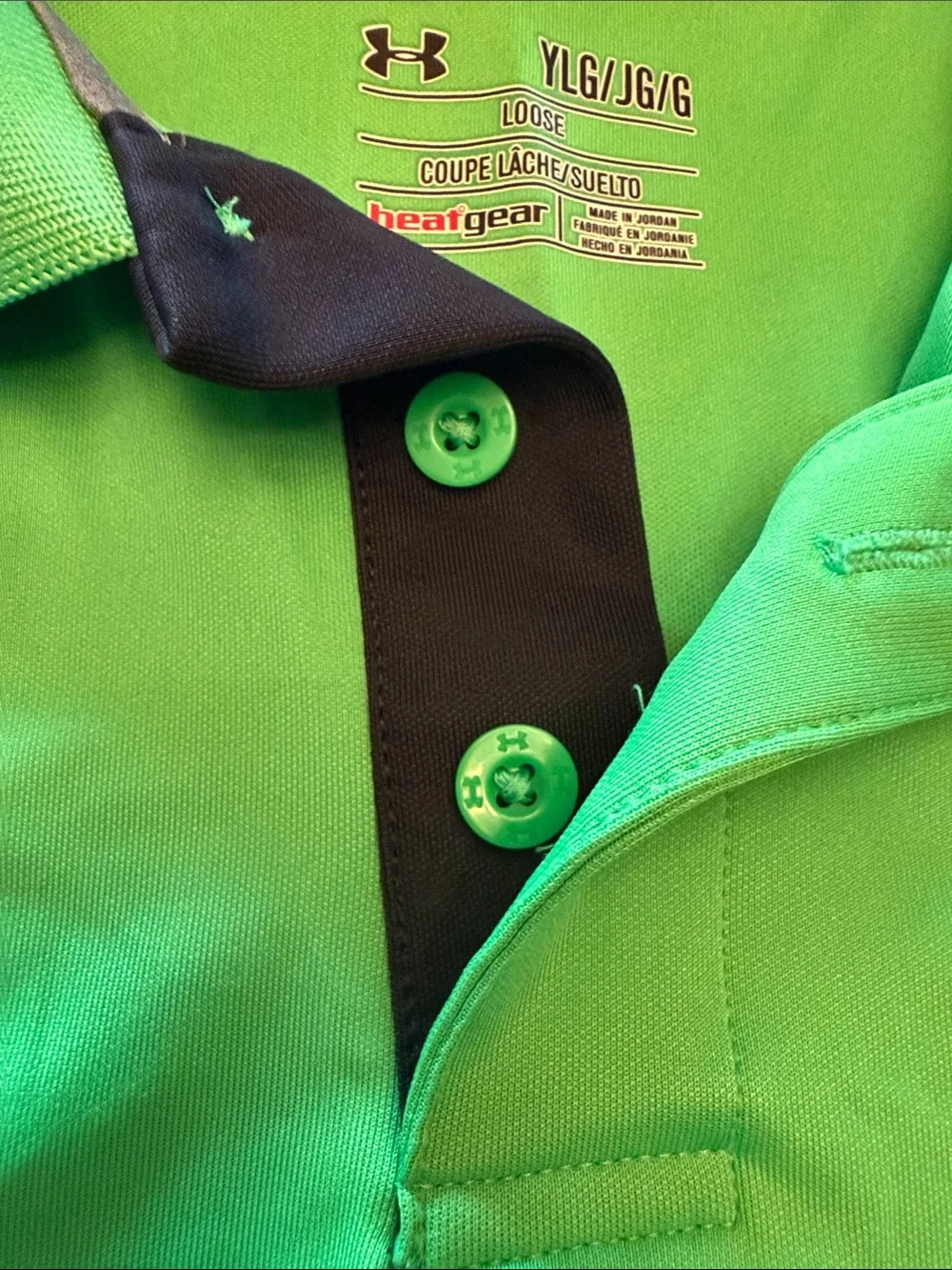 Under Armour Bright Green Boys' Polo Shirt